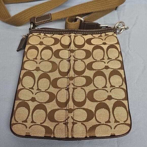 COACH SIGNATURE STRIPE SWINGPACK BFPM-07-009 - Picture 2 of 6